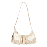Gold Buckle Shoulder Handbag for Women