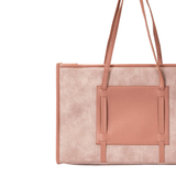 Pink Structured Shoulder Tote Bag for Women