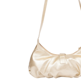 Gold Buckle Shoulder Handbag for Women
