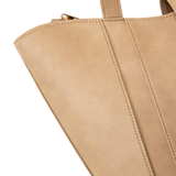 Beige Classic Double-Sided Tote Bag