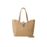 Beige Classic Double-Sided Tote Bag