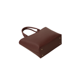 Maroon Textured Work Tote Bag