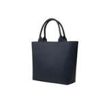 Navy Textured Work Tote Bag