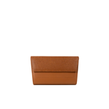 Tan Textured Flap Handbag