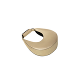 Metallic Gold Crescent Evening Handbag